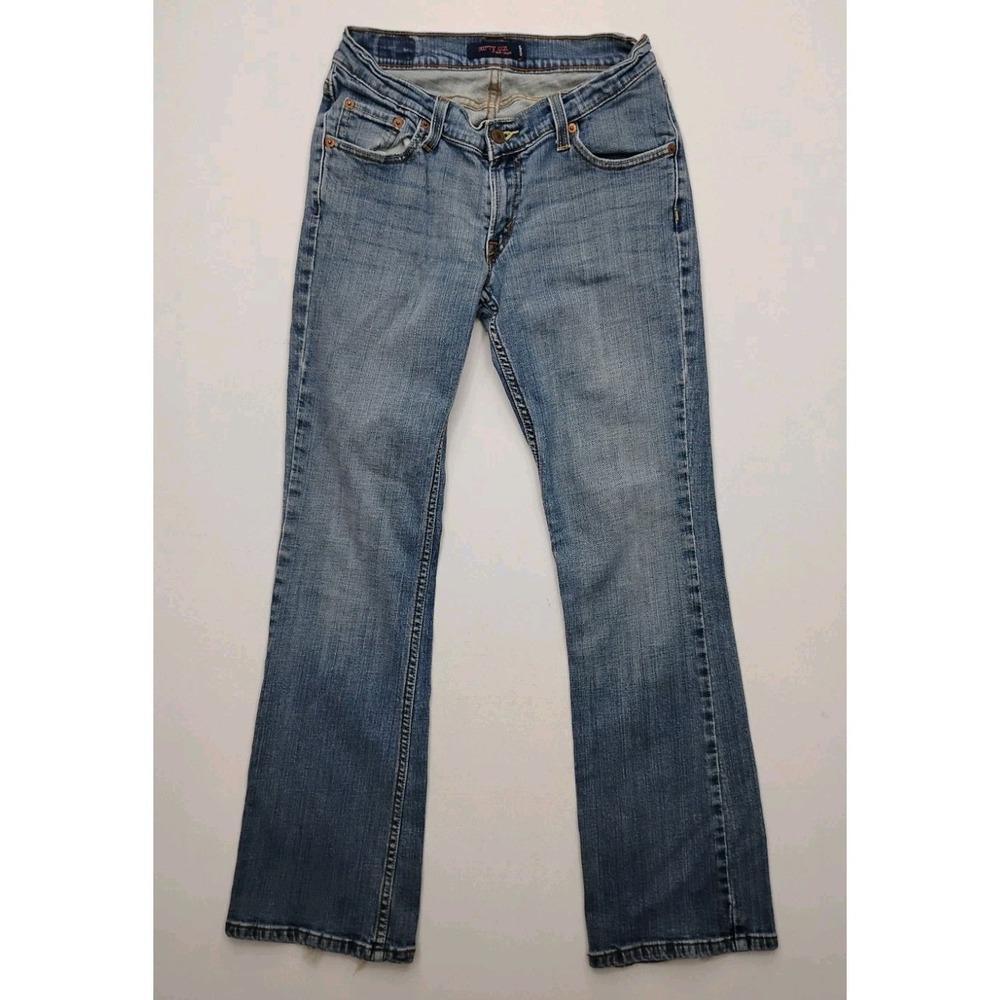 Levis Curvy Boot Cut Juniors 528  Denim Jeans 9 Medium Medium Wash Vintage Y2K
